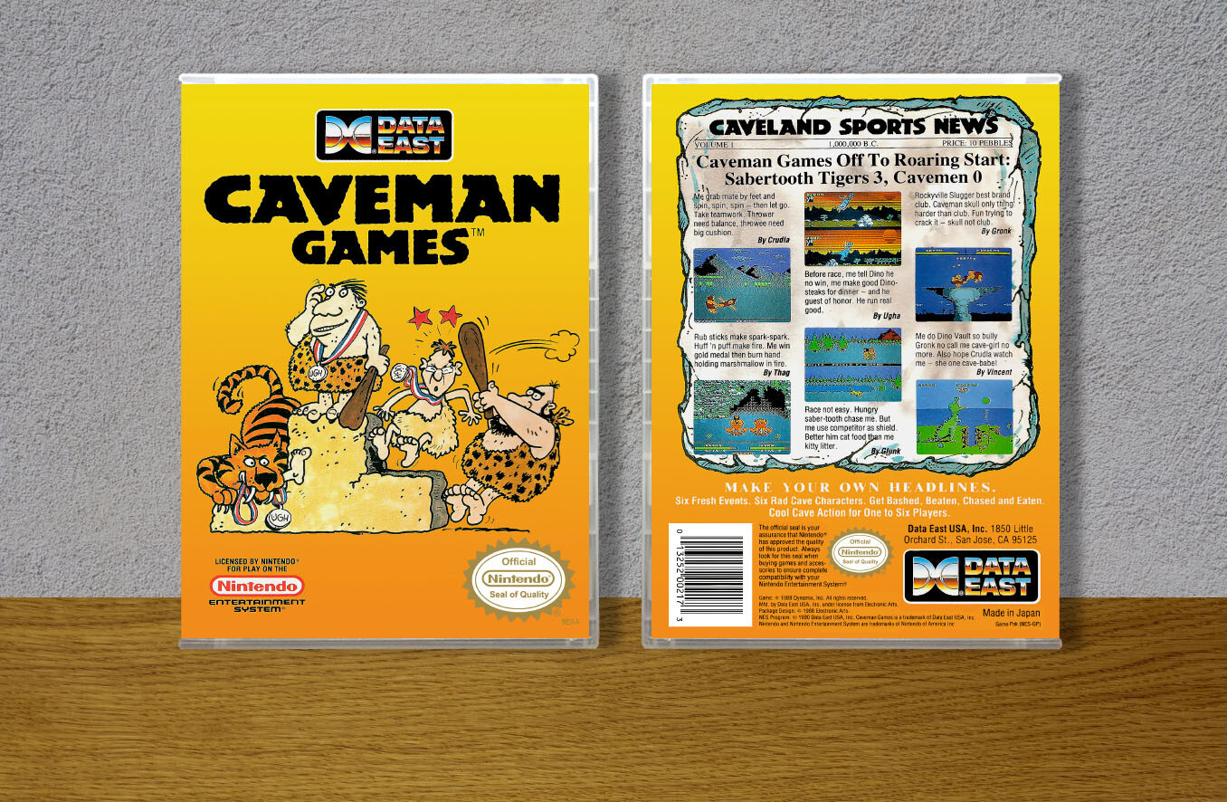 Caveman Games, Case Color: CLEAR (Transparent)