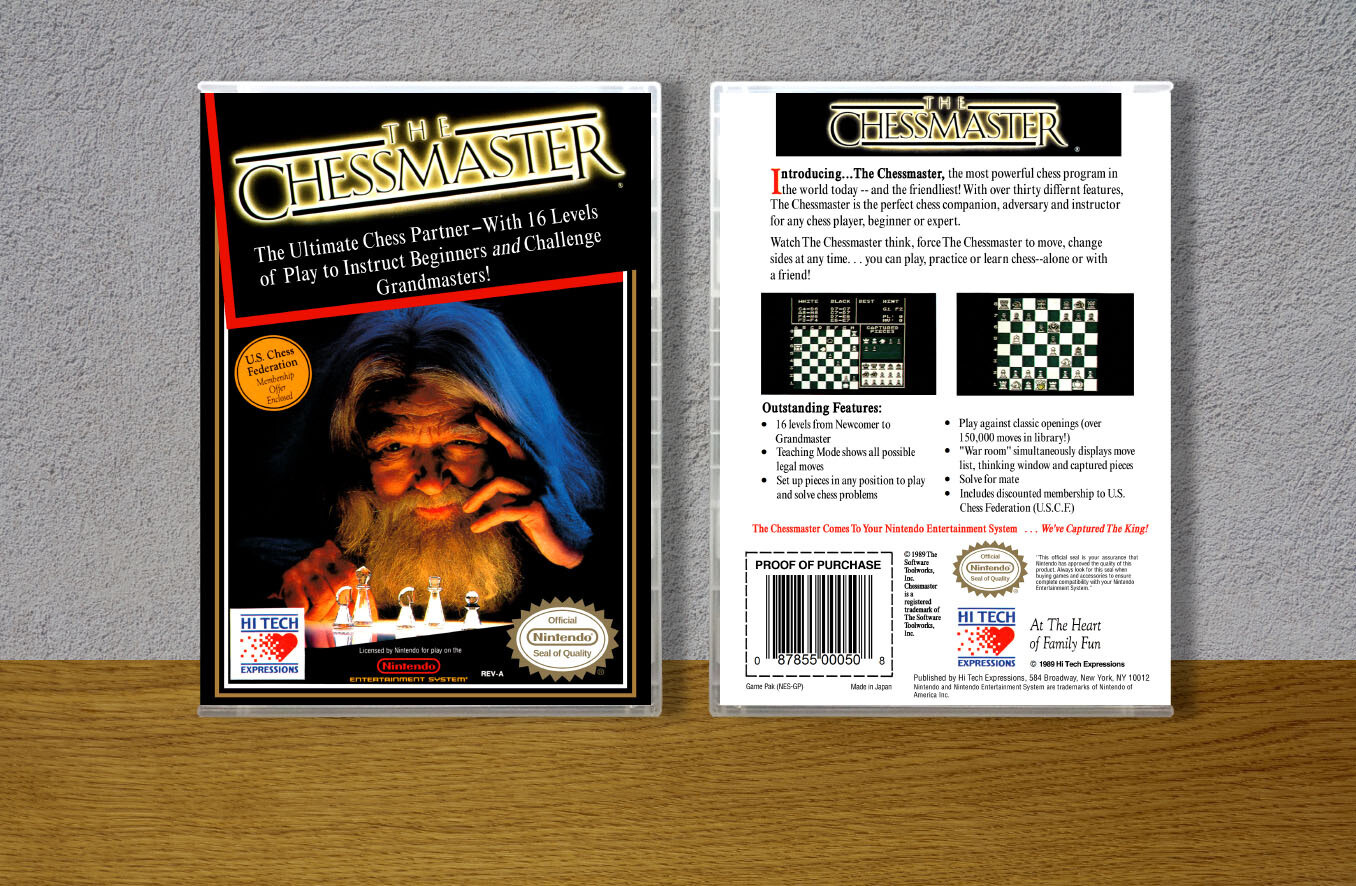 Chessmaster, The, Case Color: CLEAR (Transparent)