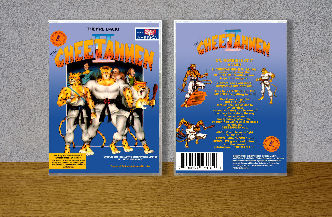 Cheetahmen II, The, Case Color: CLEAR (Transparent)