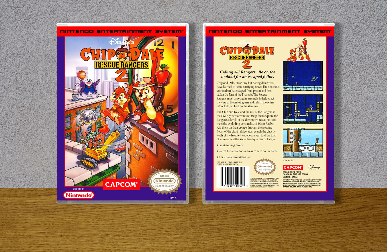Chip 'N Dale Rescue Rangers 2, Case Color: CLEAR (Transparent)