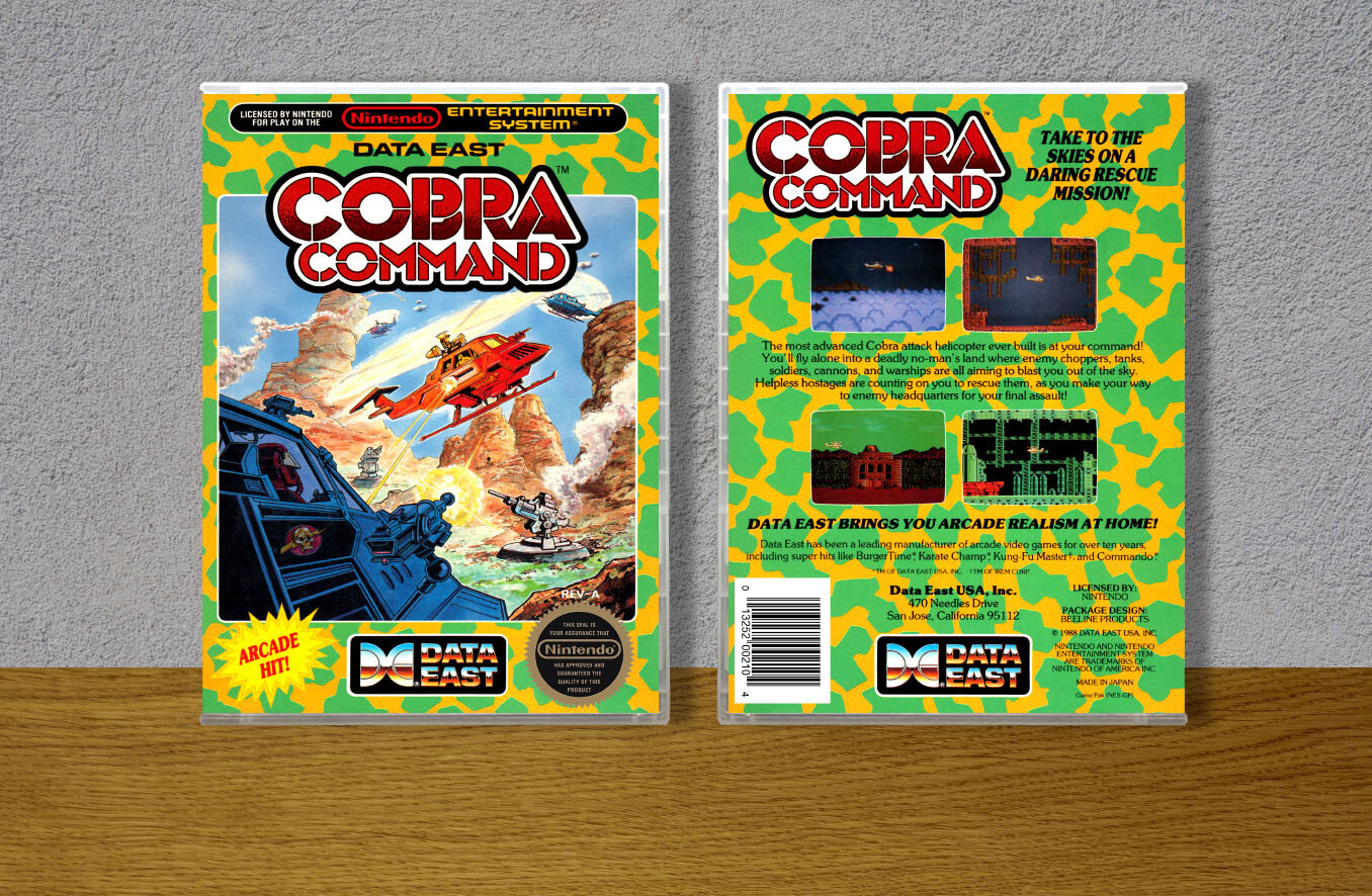 Cobra Command, Case Color: CLEAR (Transparent)