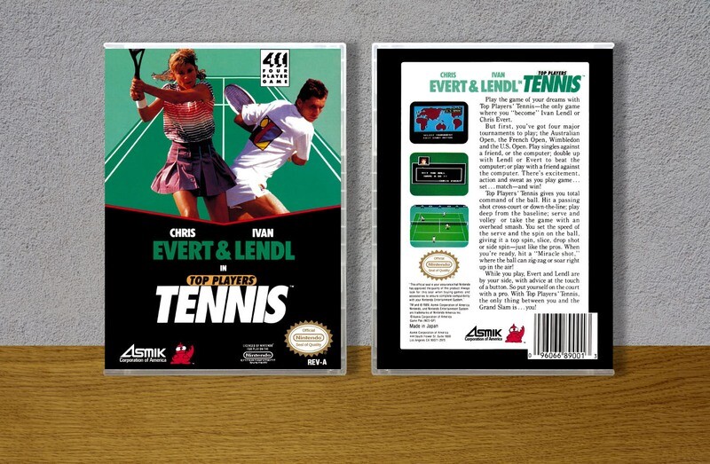 Chris Evert &amp; Ivan Lendl in Top Player&#39;s Tennis, Case Color: CLEAR (Transparent)