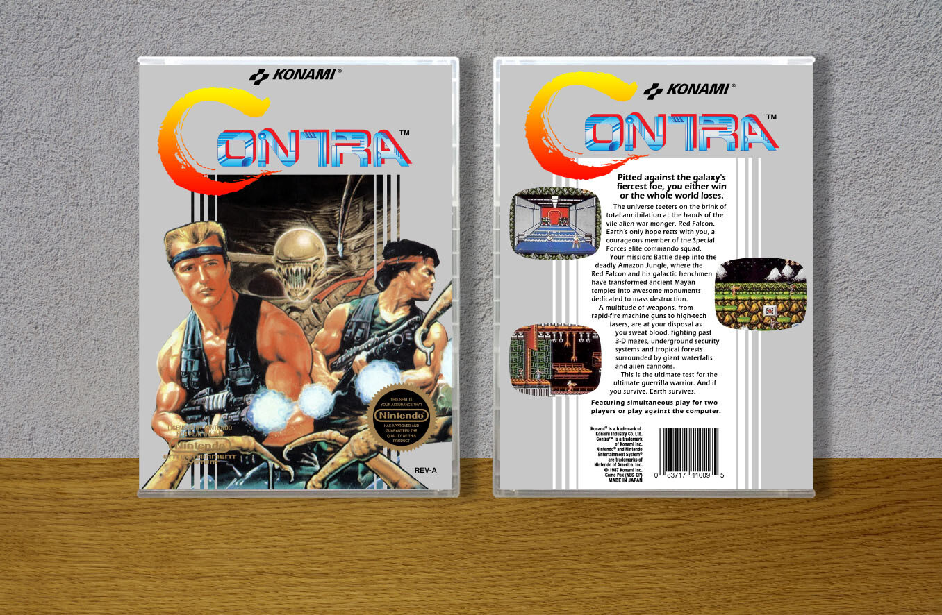 Contra, Case Color: CLEAR (Transparent)