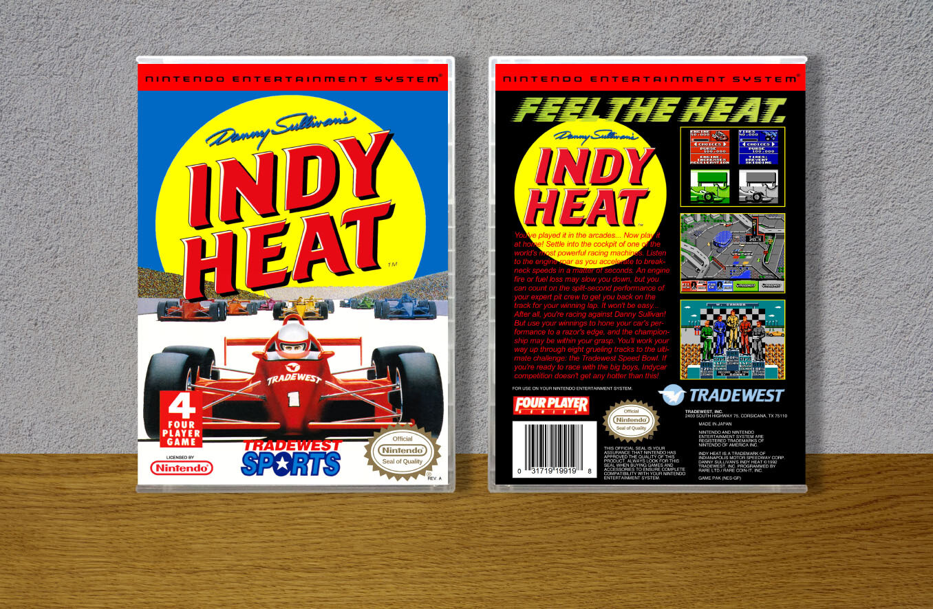 Danny Sullivan&#39;s Indy Heat, Case Color: CLEAR (Transparent)