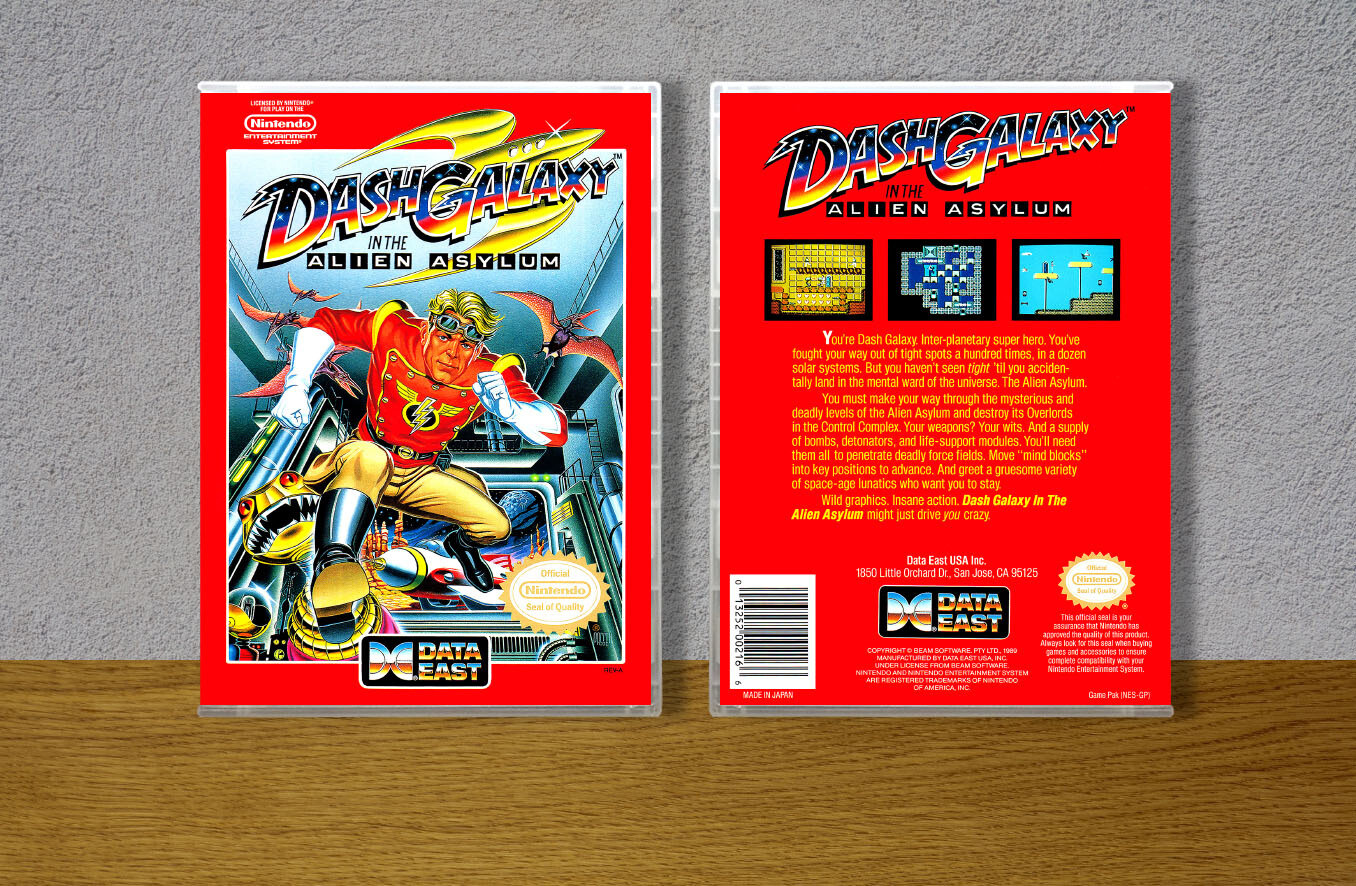 Dash Galaxy in the Alien Asylum, Case Color: CLEAR (Transparent)