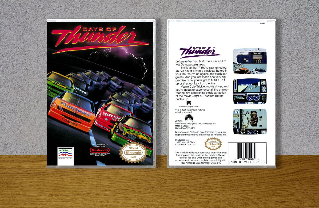 Days of Thunder, Case Color: CLEAR (Transparent)
