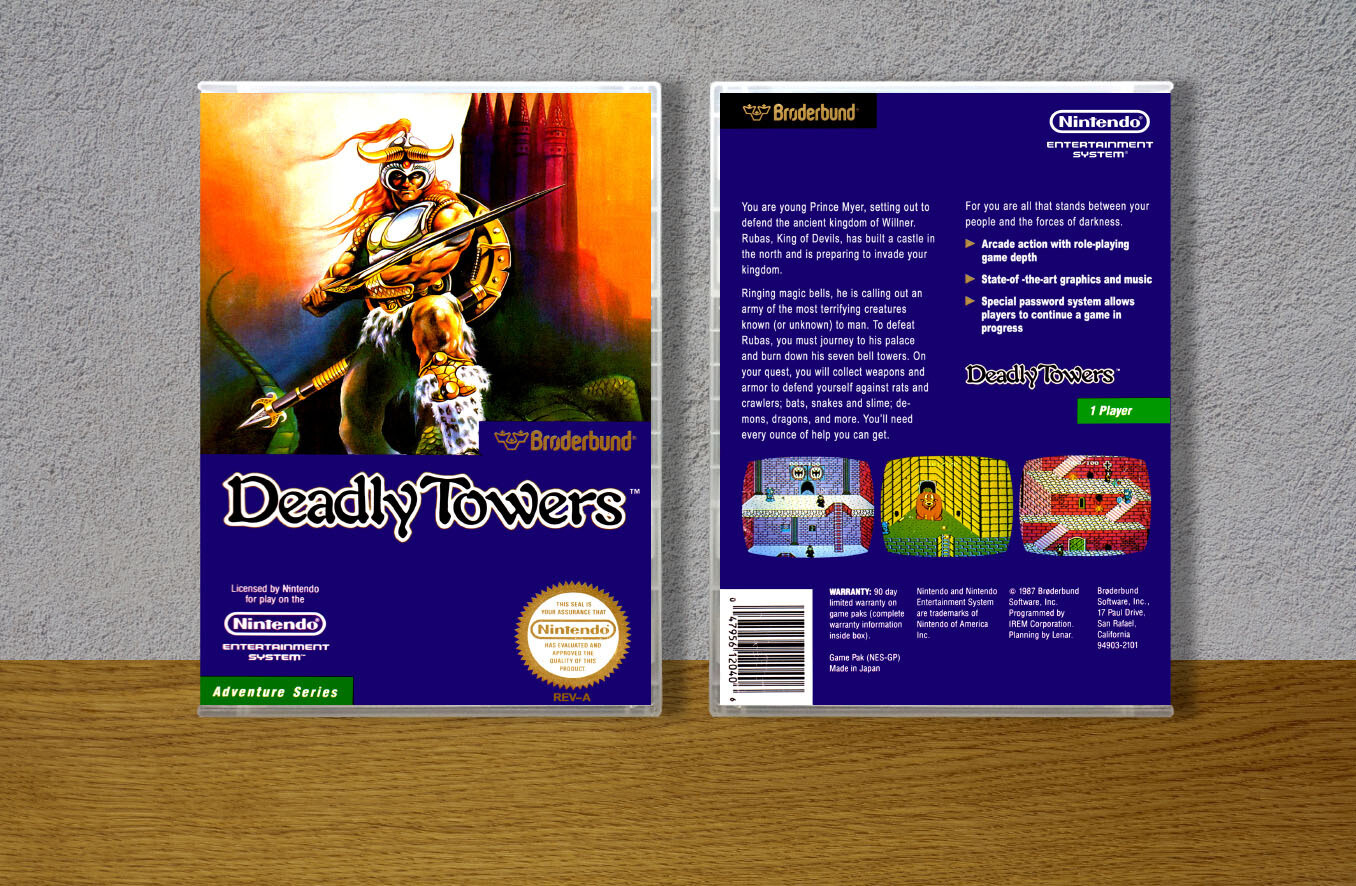 Deadly Towers, Case Color: CLEAR (Transparent)