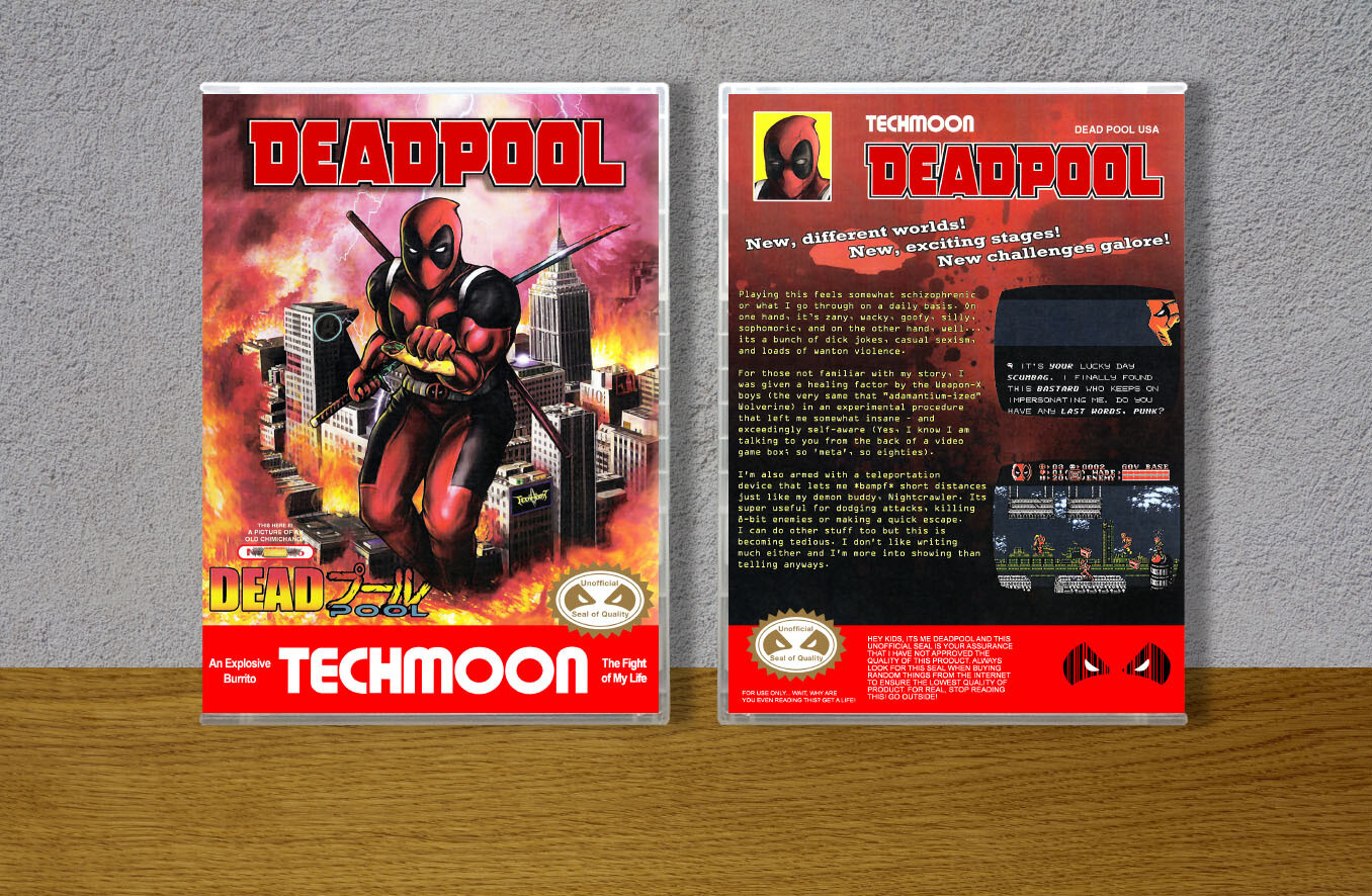 Deadpool, Case Color: CLEAR (Transparent)