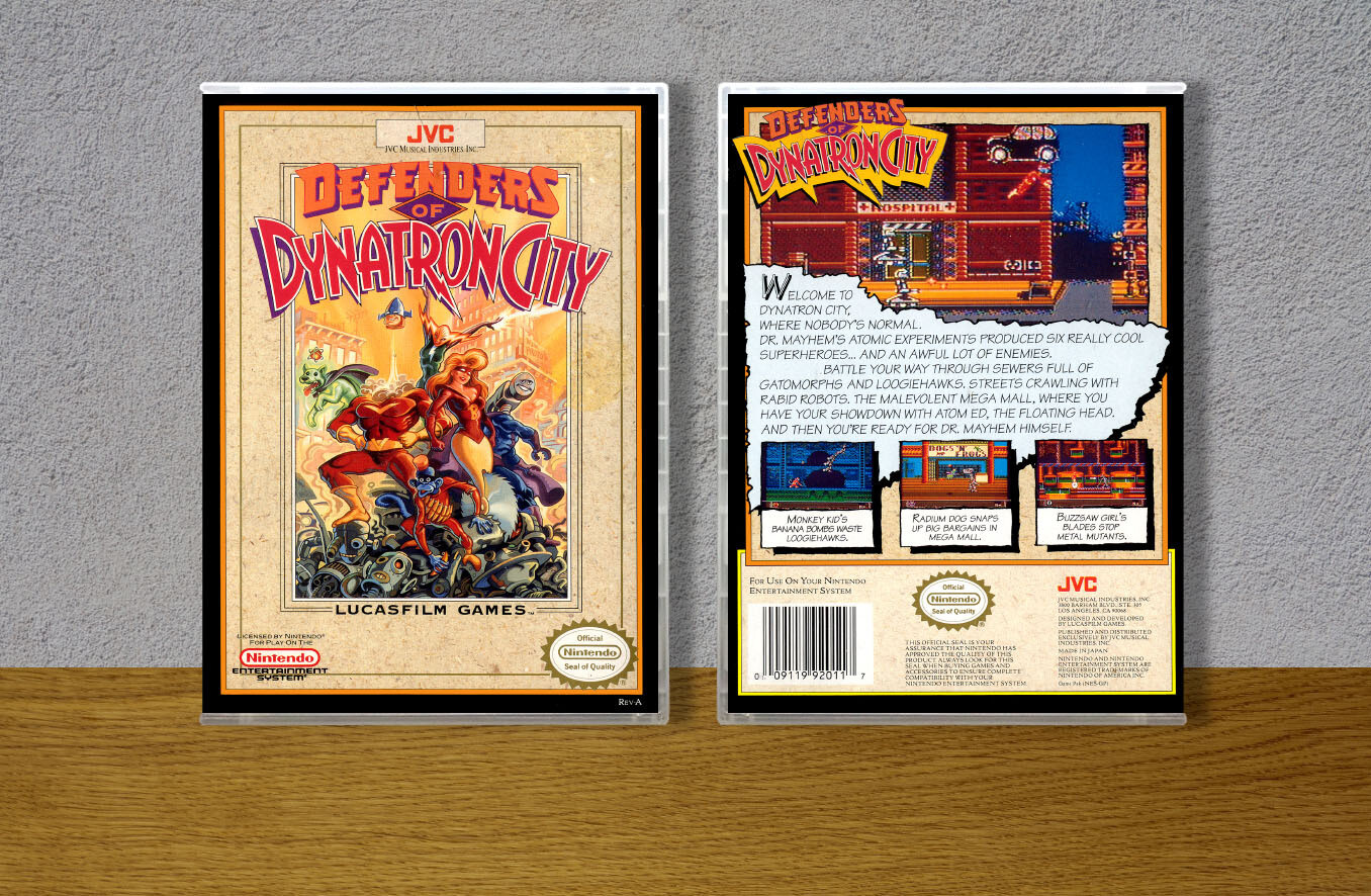 Defenders of Dynatron City, Case Color: CLEAR (Transparent)