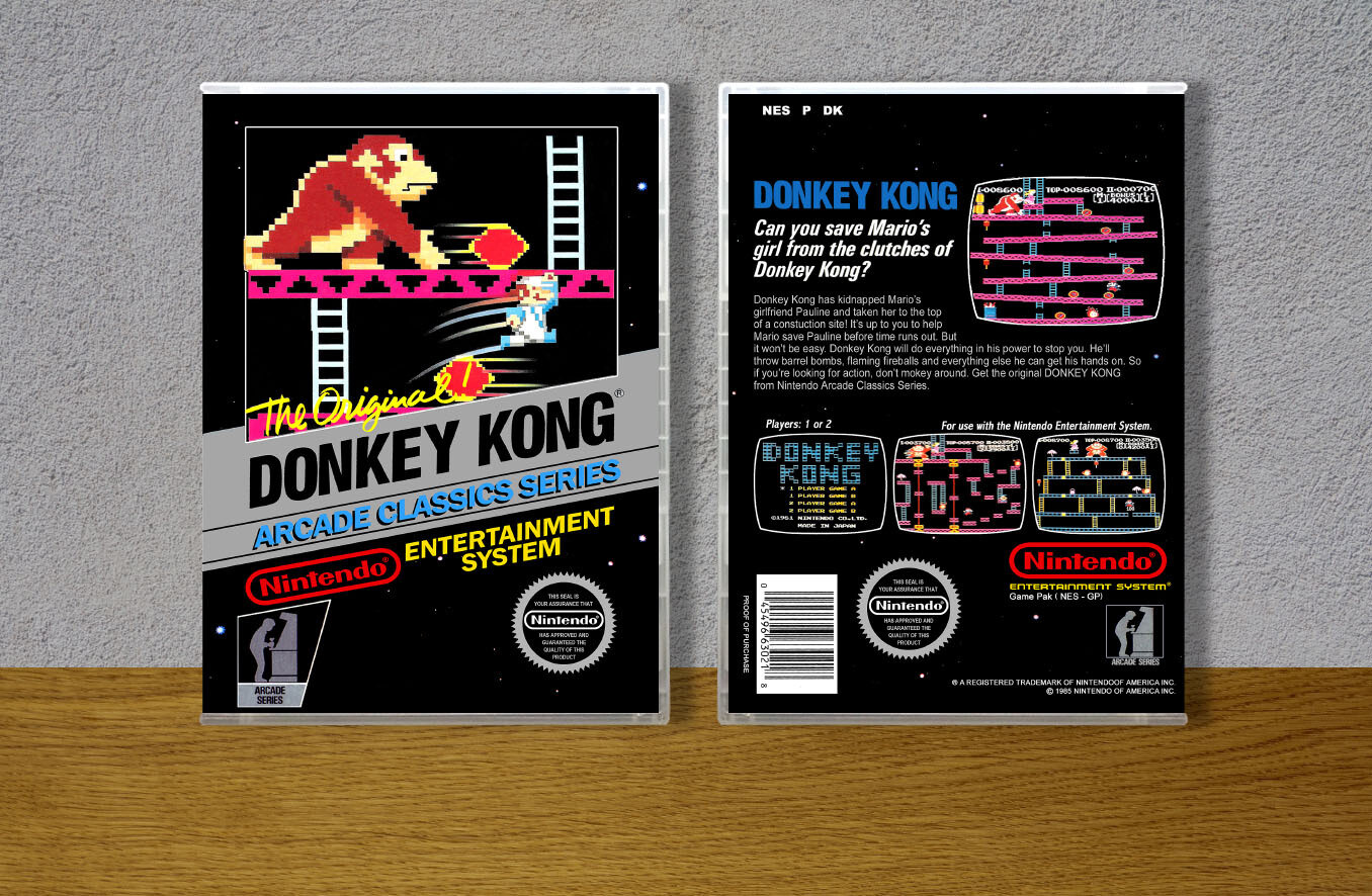 Donkey Kong, Case Color: CLEAR (Transparent)
