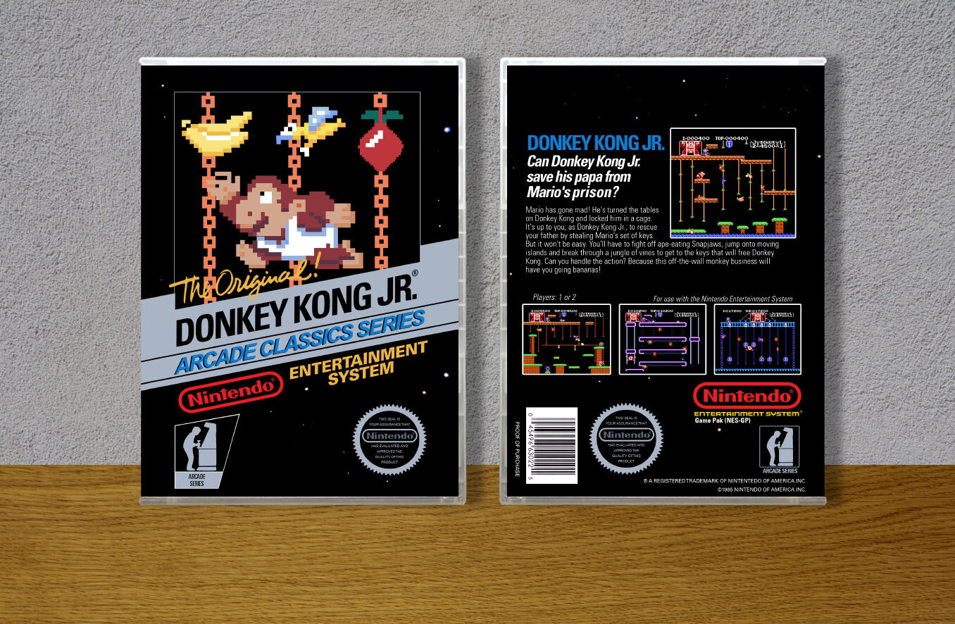 Donkey Kong Jr., Case Color: CLEAR (Transparent)