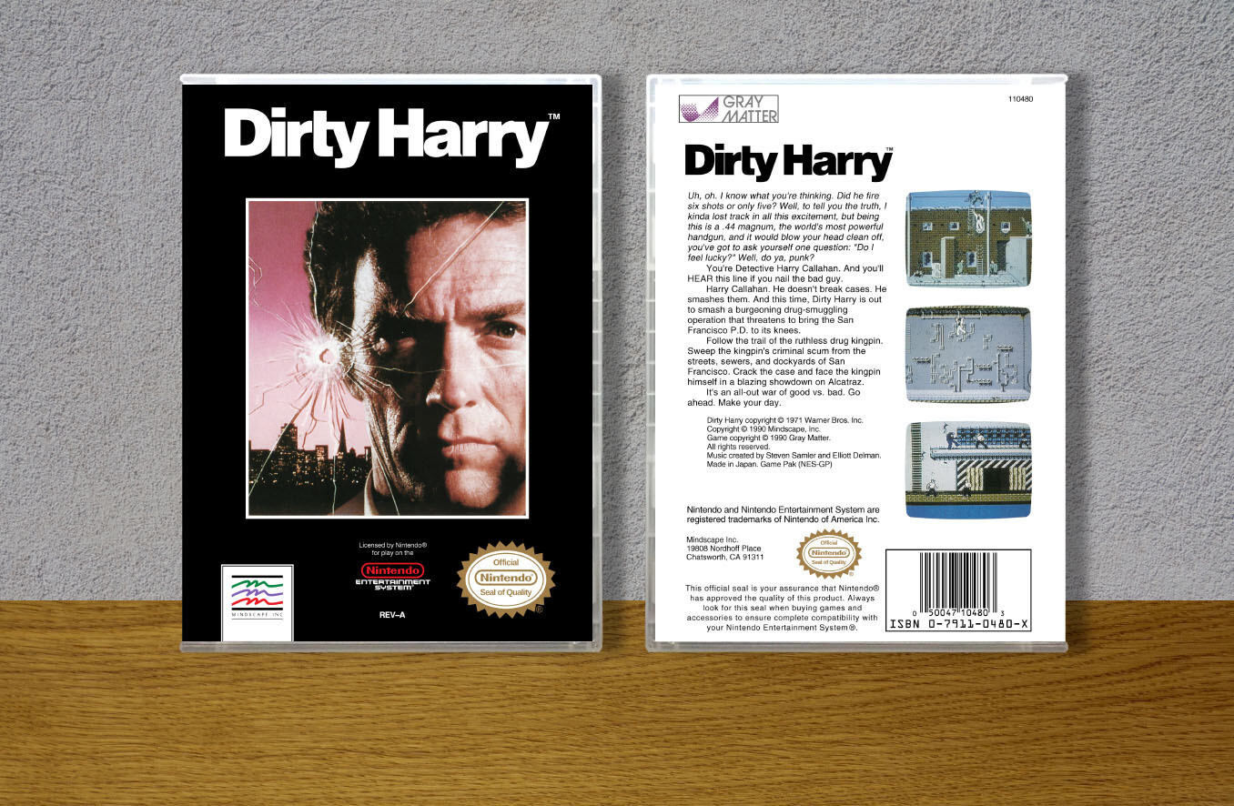 Dirty Harry, Case Color: CLEAR (Transparent)