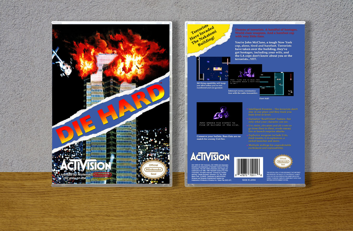 Die Hard, Case Color: CLEAR (Transparent)