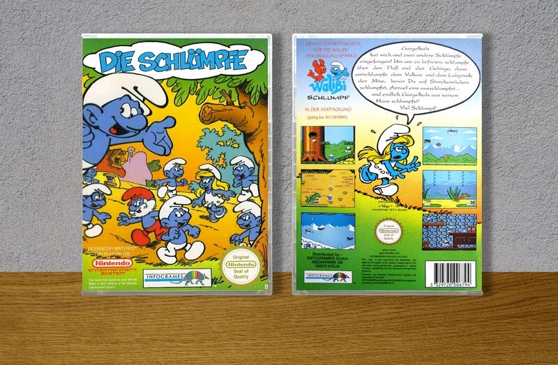 Die Schlumpfe (The Smurfs), Case Color: CLEAR (Transparent)