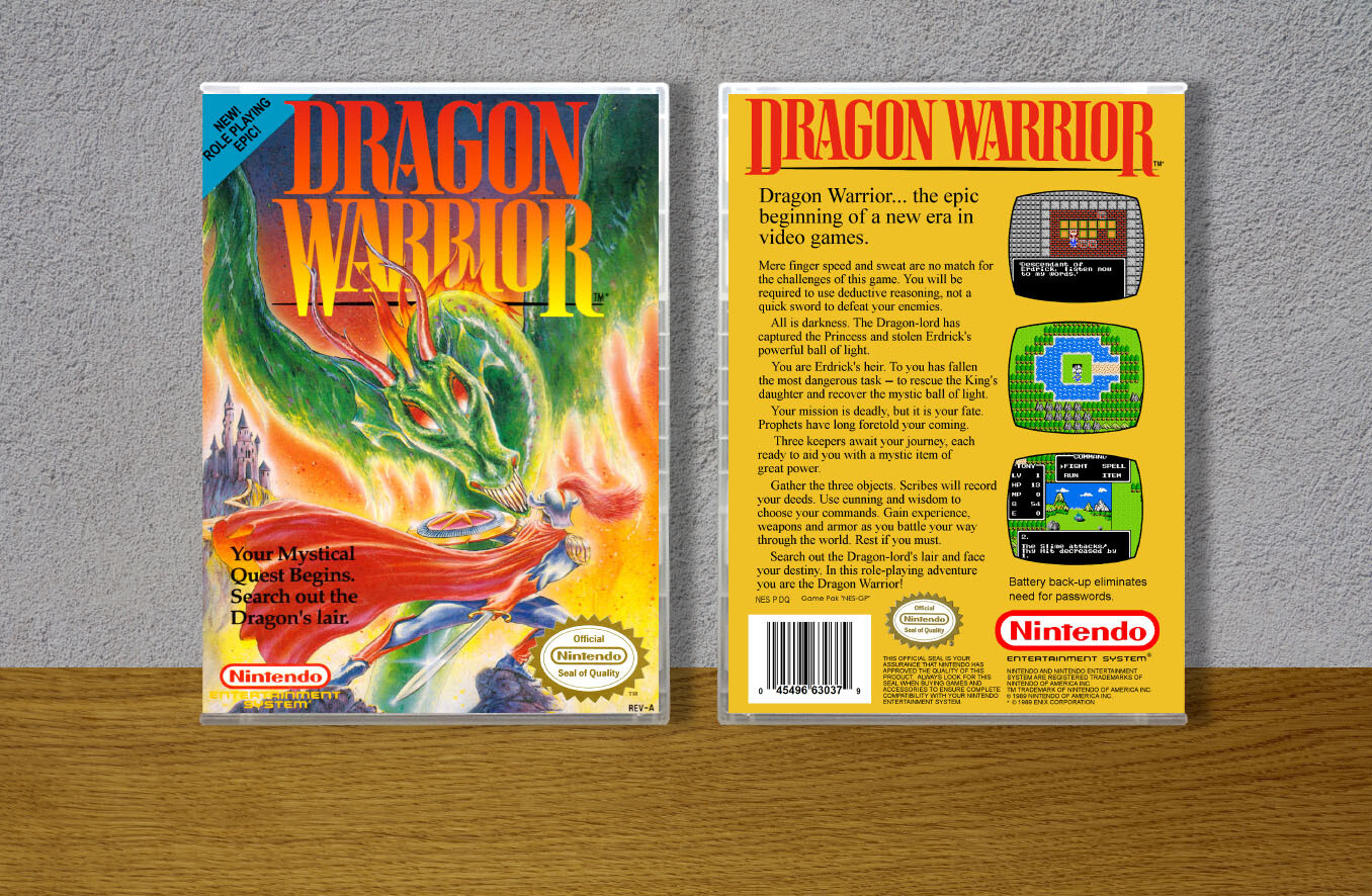 Dragon Warrior, Case Color: CLEAR (Transparent)