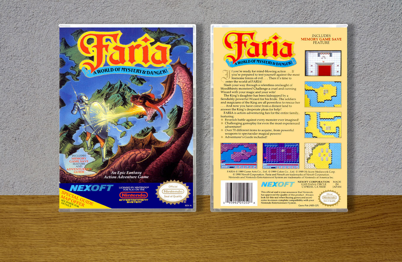 Faria: A World of Mystery &amp; Danger!, Case Color: CLEAR (Transparent)