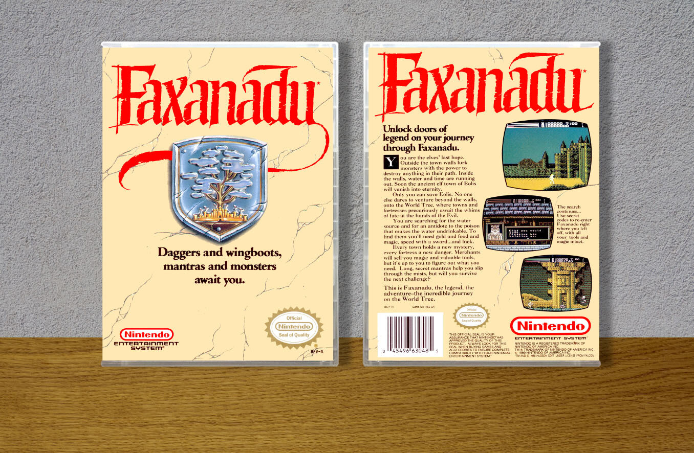 Faxanadu, Case Color: CLEAR (Transparent)