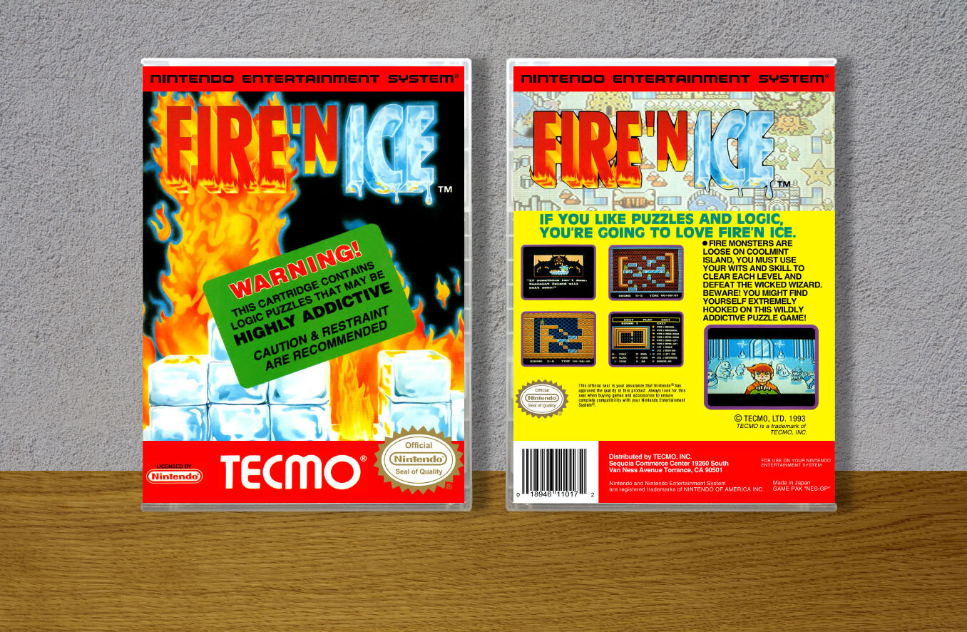 Fire 'N Ice, Case Color: CLEAR (Transparent)