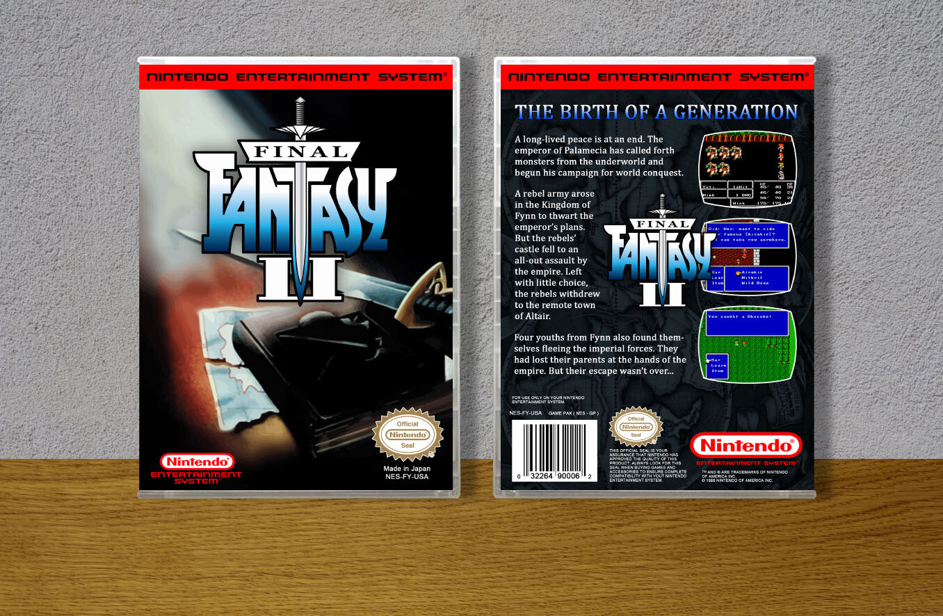 Final Fantasy II, Case Color: CLEAR (Transparent)