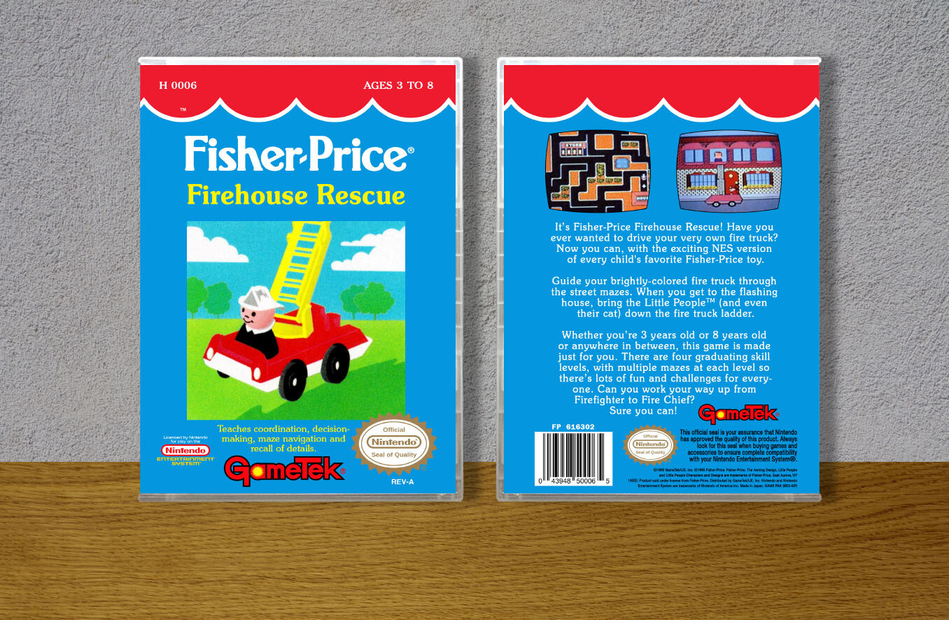 Fisher-Price: Firehouse Rescue, Case Color: CLEAR (Transparent)