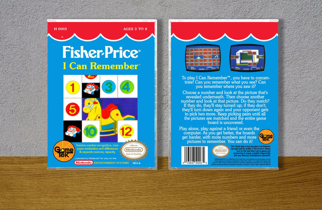 Fisher-Price: I Can Remember, Case Color: CLEAR (Transparent)