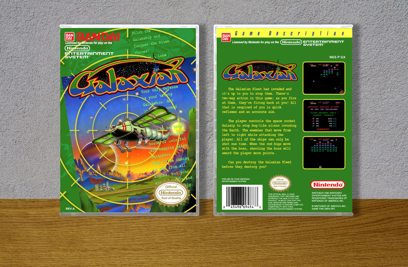 Galaxian, Case Color: CLEAR (Transparent)