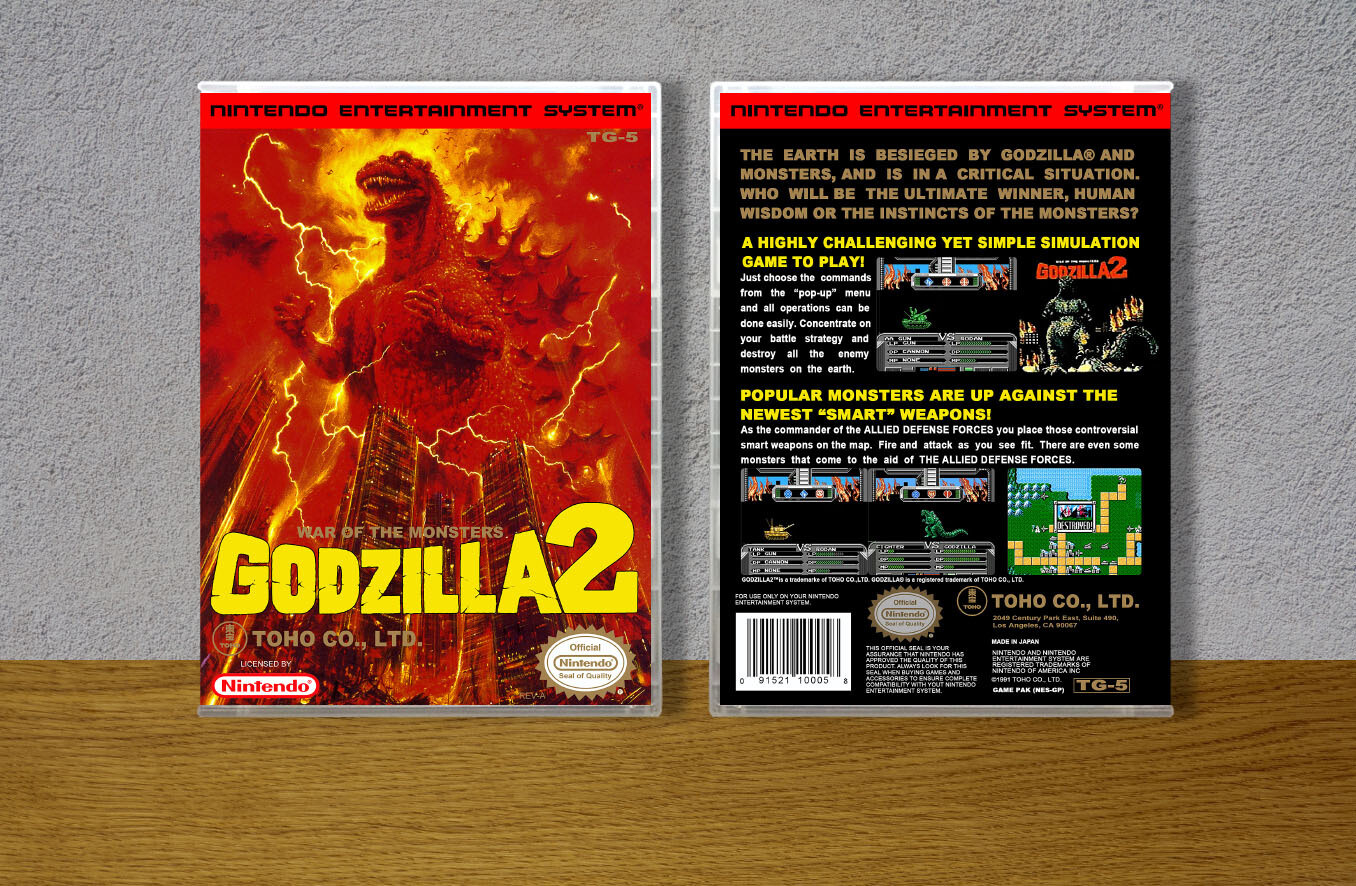 Godzilla 2: War of the Monsters, Case Color: CLEAR (Transparent)