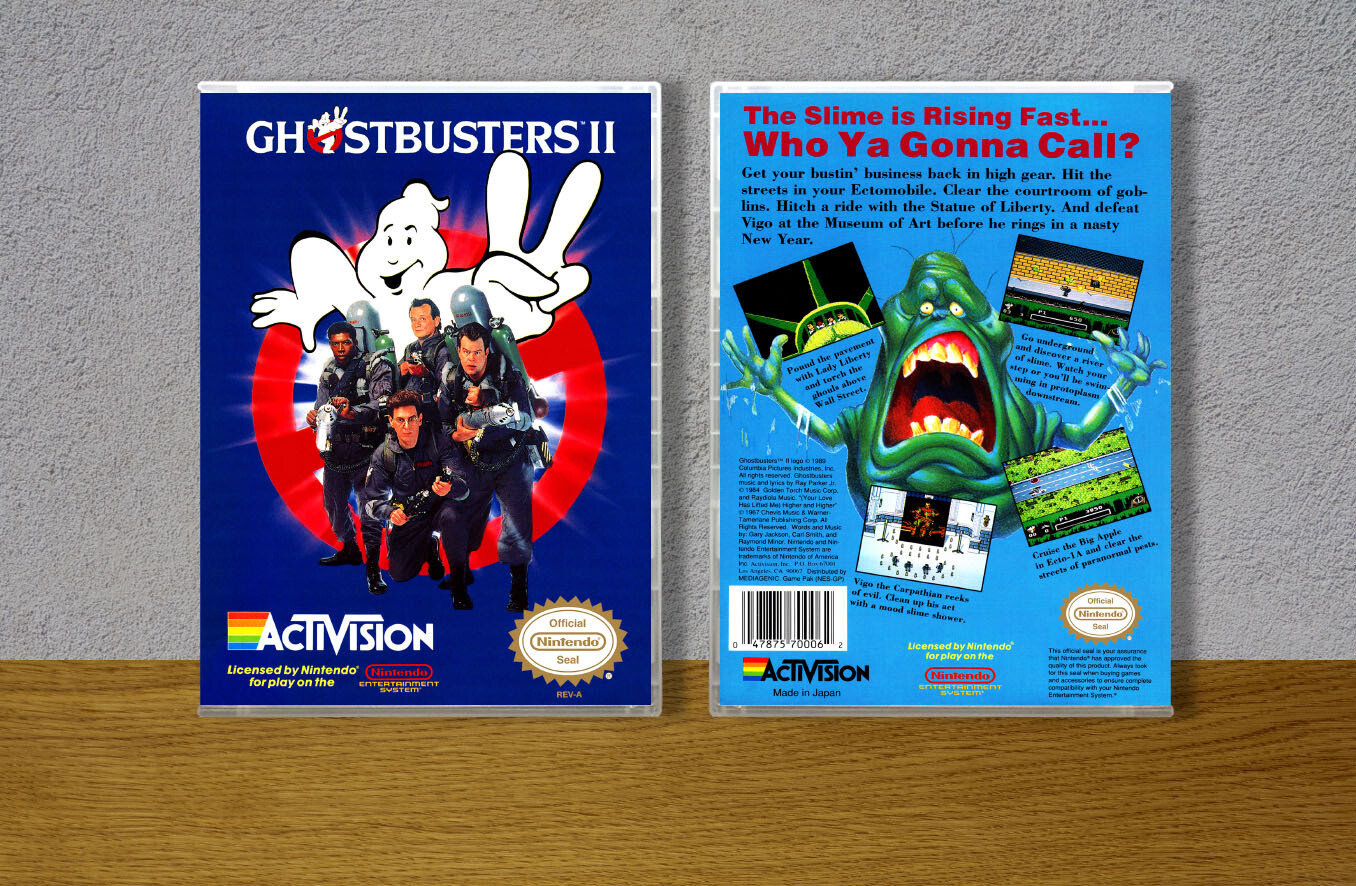 Ghostbusters II, Case Color: CLEAR (Transparent)