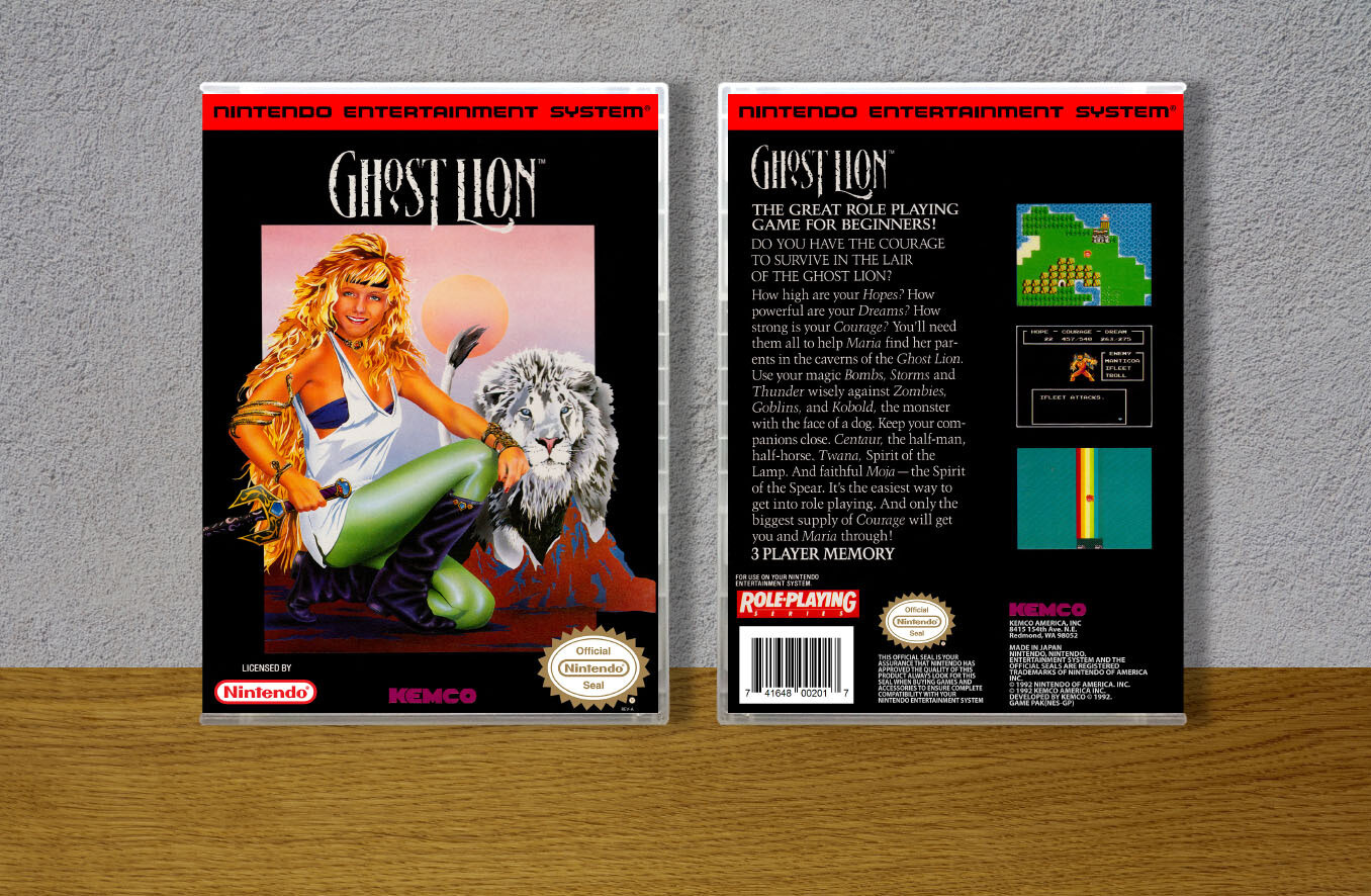 Ghost Lion, Case Color: CLEAR (Transparent)