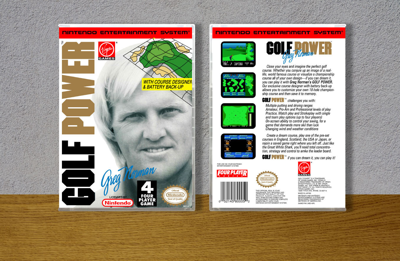 Golf Power Greg Norman, Case Color: CLEAR (Transparent)