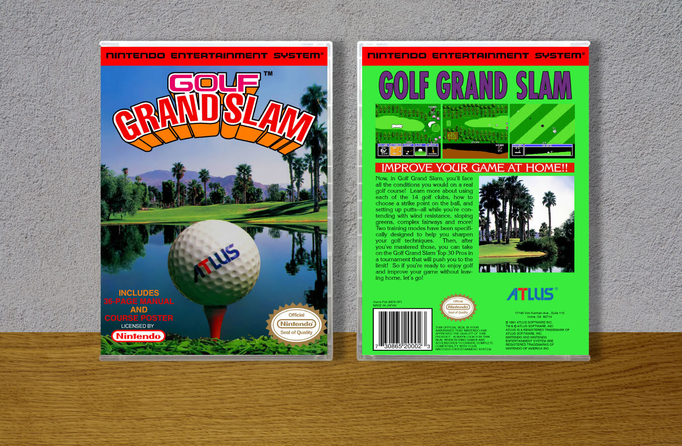 Golf Grand Slam, Case Color: CLEAR (Transparent)