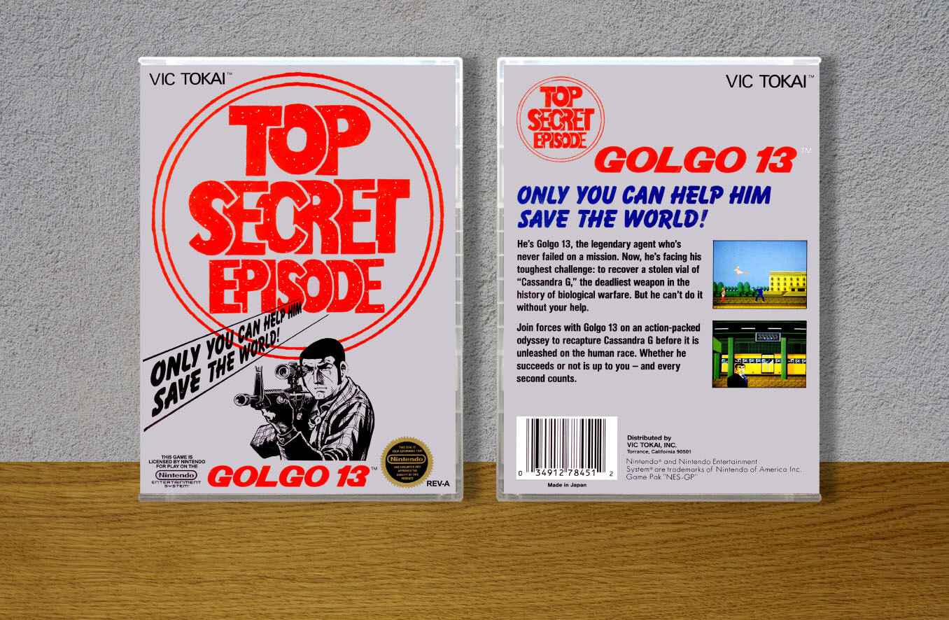 Gologo 13: Top Secret Episode, Case Color: CLEAR (Transparent)