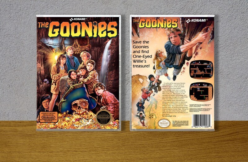 Goonies, The (Full Color Version), Case Color: CLEAR (Transparent)