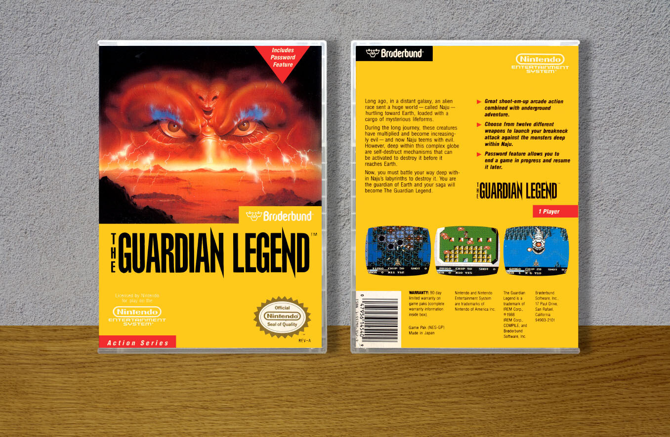 Guardian Legend, The, Case Color: CLEAR (Transparent)