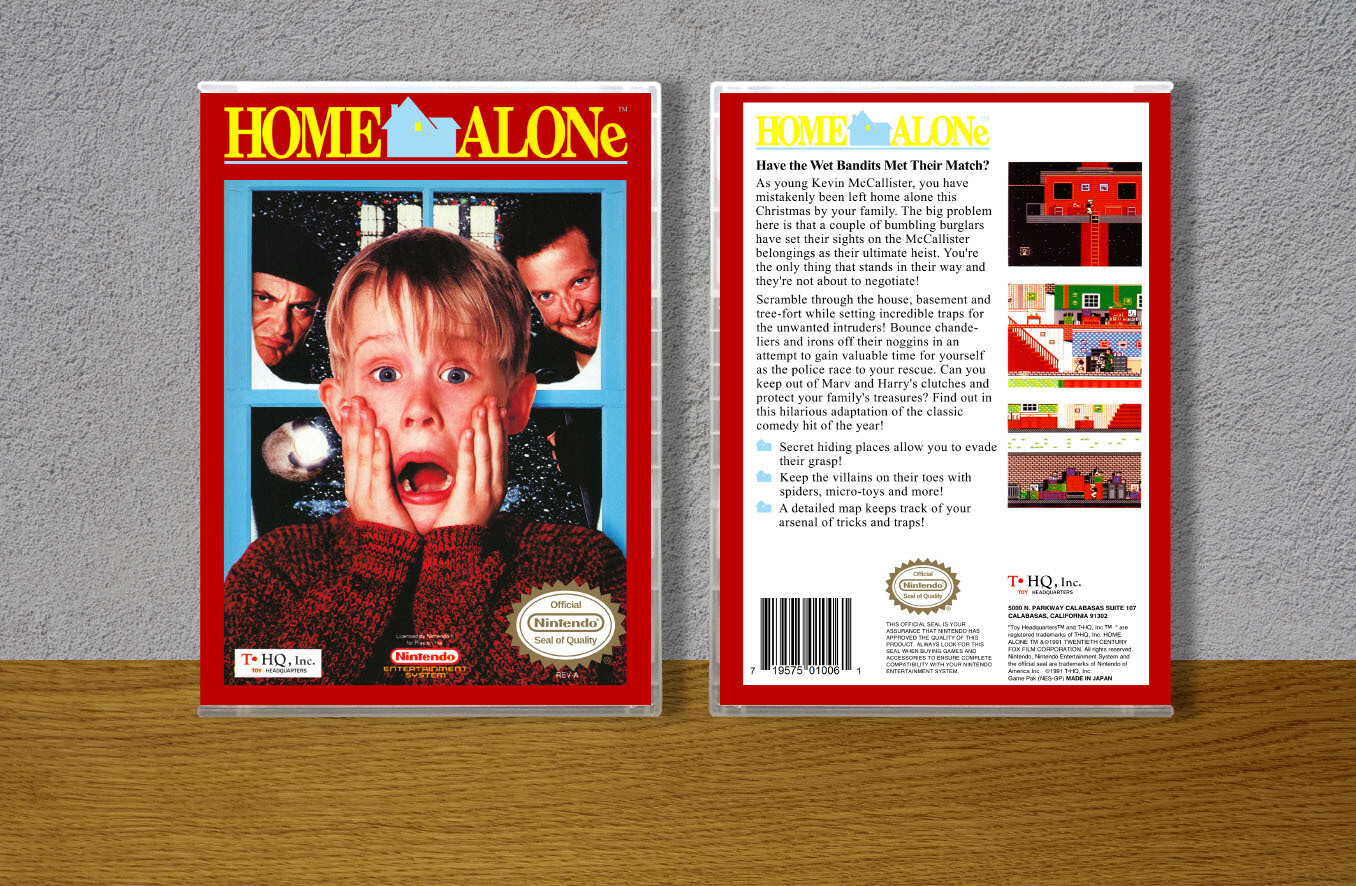 Home Alone, Case Color: CLEAR (Transparent)