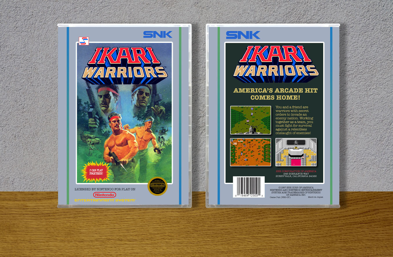 Ikari Warriors, Case Color: CLEAR (Transparent)