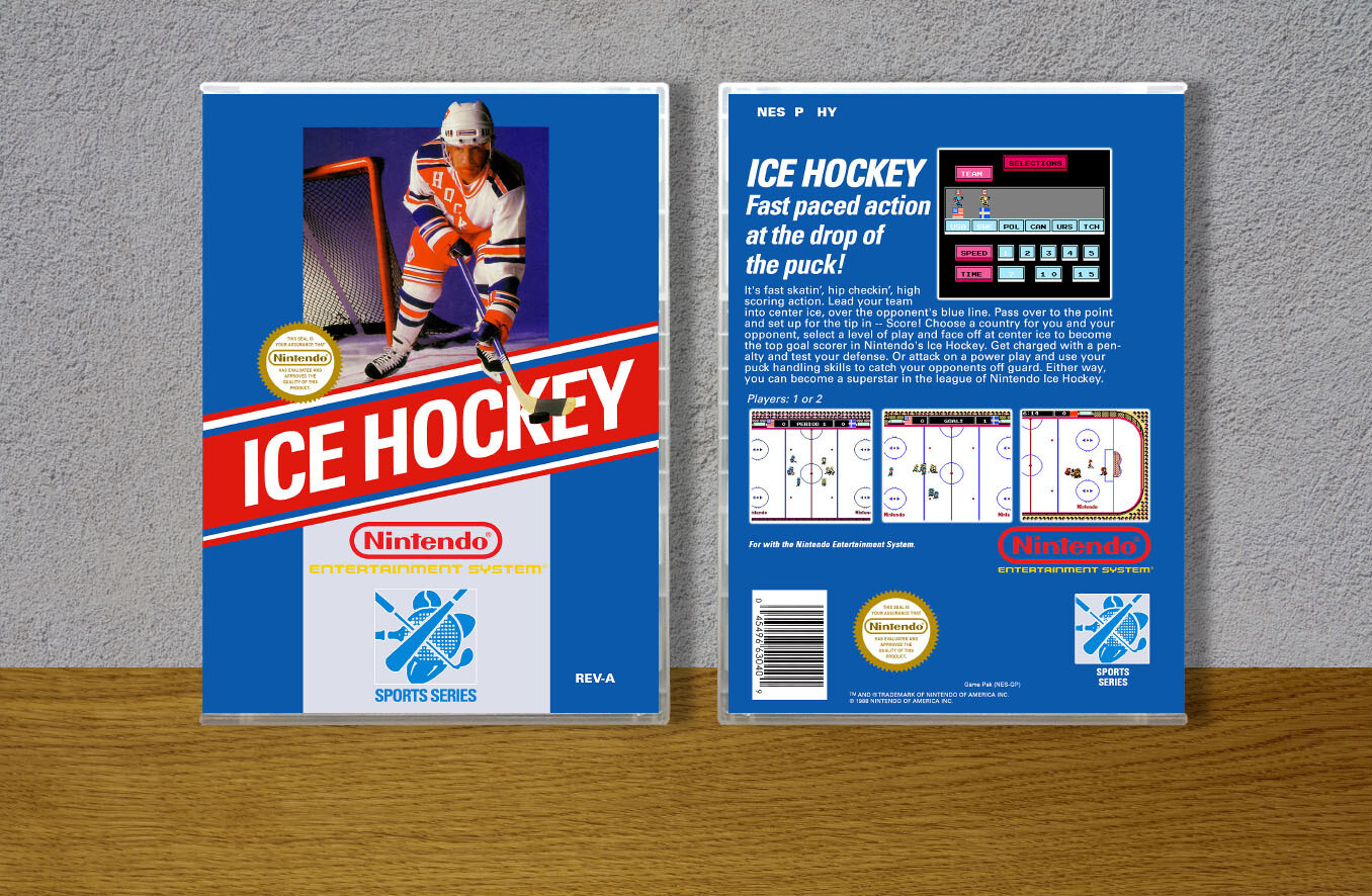 Ice Hockey, Case Color: CLEAR (Transparent)