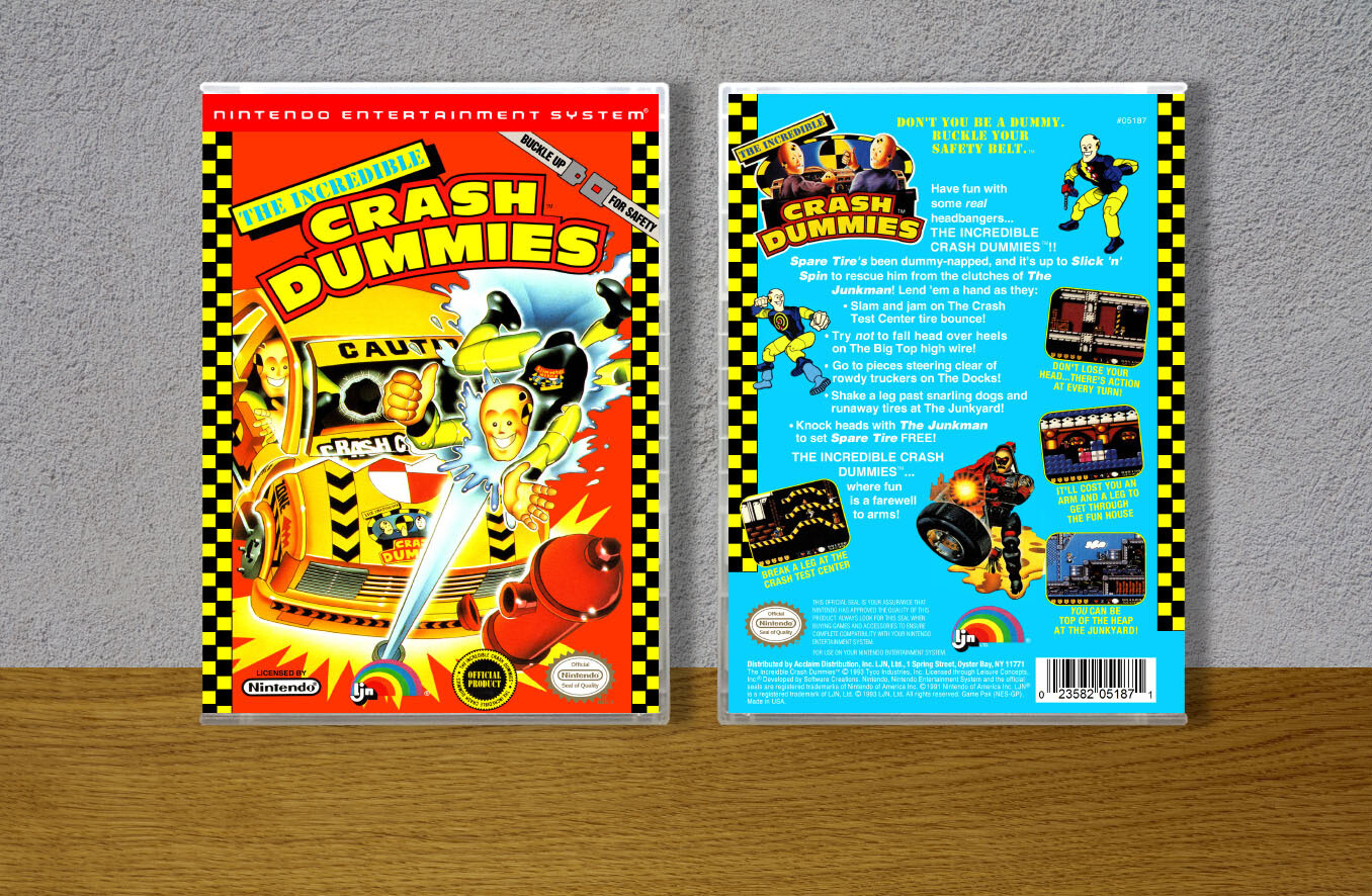 Incredible Crash Dummies, The, Case Color: CLEAR (Transparent)