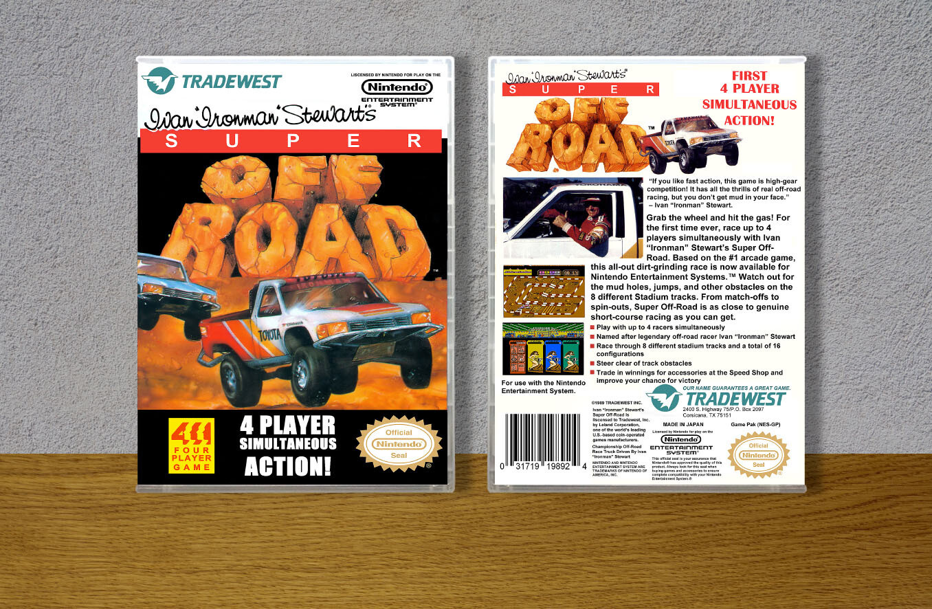 Ivan Ironman Stewart's Super Offroad, Case Color: CLEAR (Transparent)