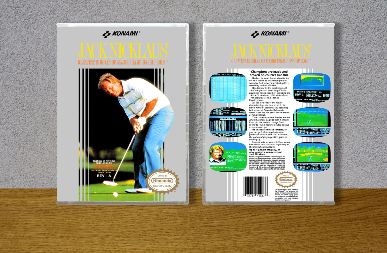 Jack Nicklaus' Golf, Case Color: CLEAR (Transparent)