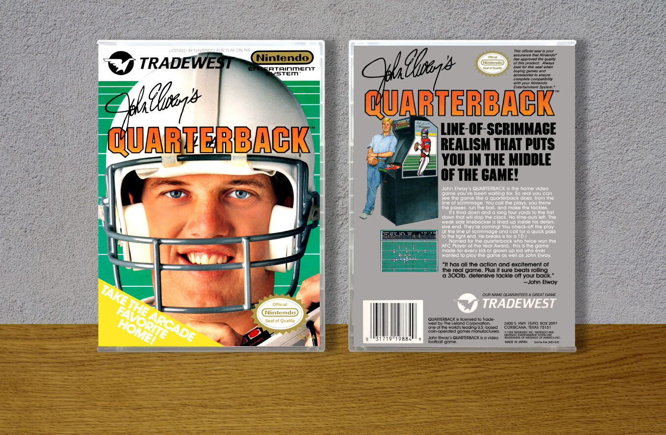 John Elway&#39;s Quarterback, Case Color: CLEAR (Transparent)