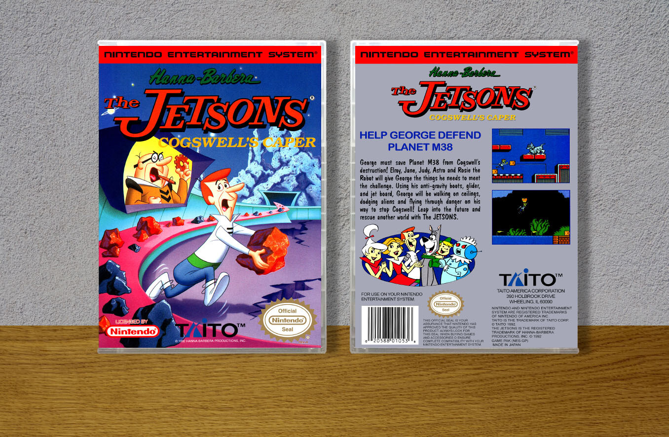 Jetsons, The: Cogswell's Caper, Case Color: CLEAR (Transparent)