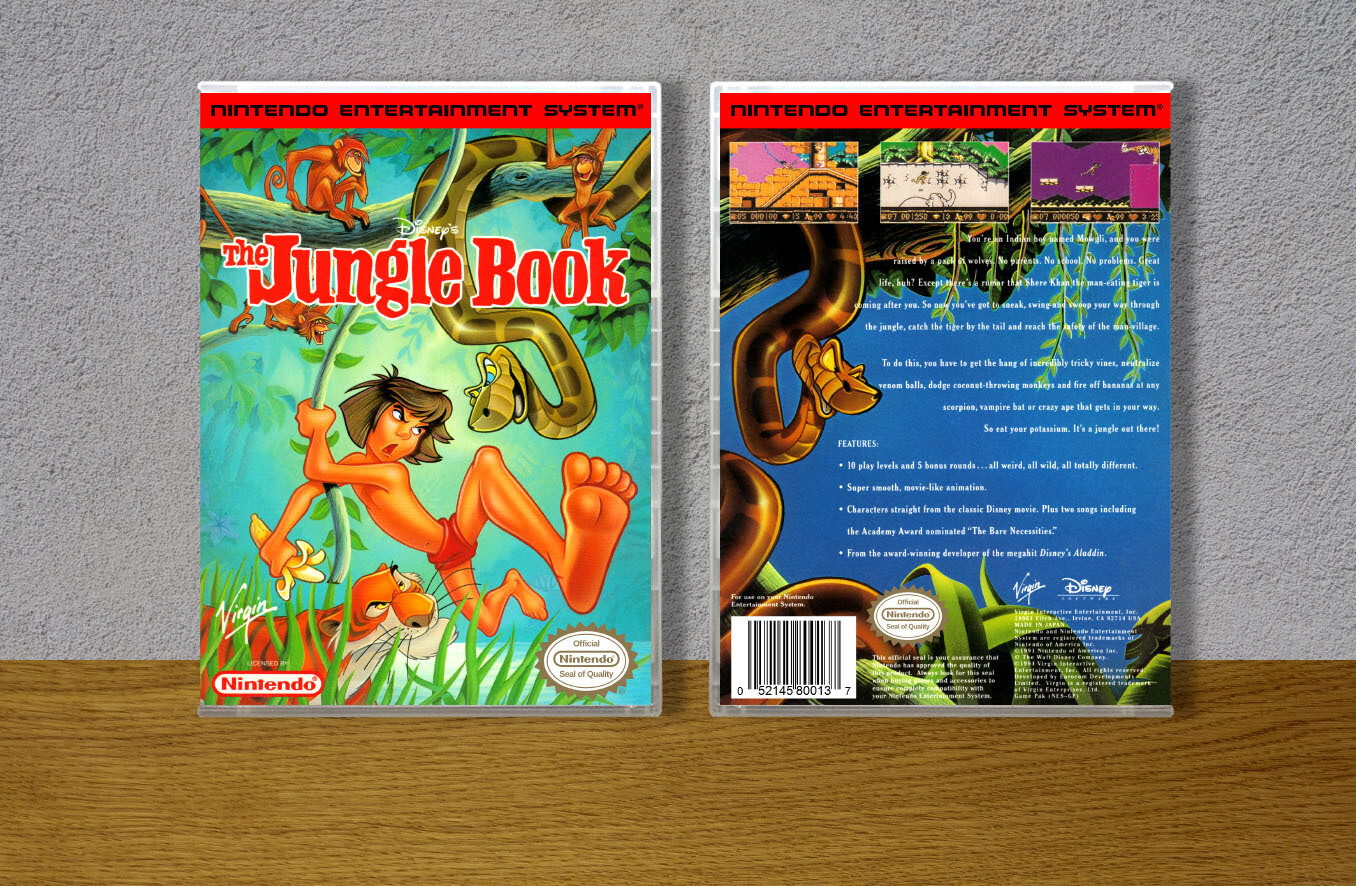 Jungle Book, The, Case Color: CLEAR (Transparent)