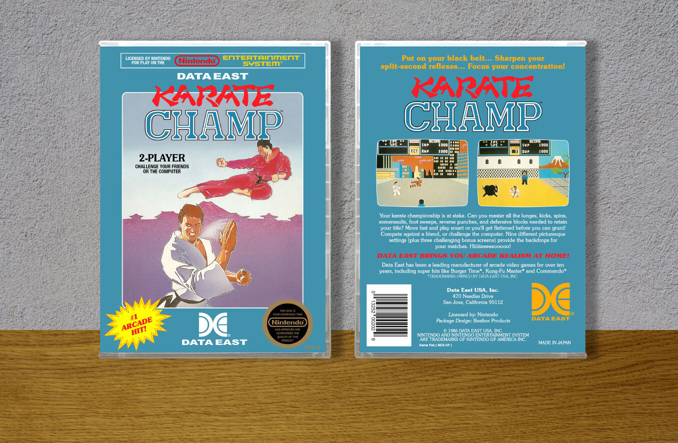 Karate Champ, Case Color: CLEAR (Transparent)