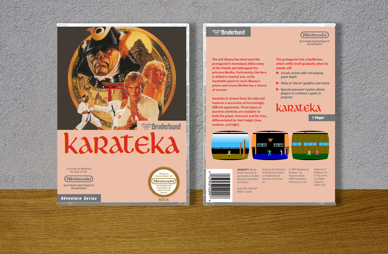 Karateka, Case Color: CLEAR (Transparent)