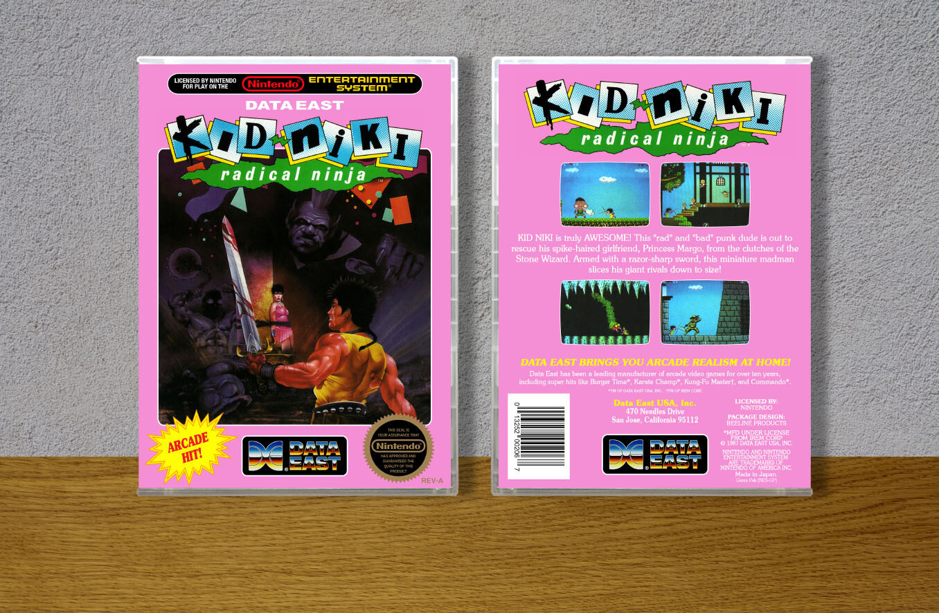 Kid Niki: Radical Ninja, Case Color: CLEAR (Transparent)