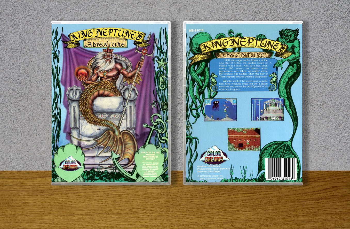 King Neptune's Adventure, Case Color: CLEAR (Transparent)