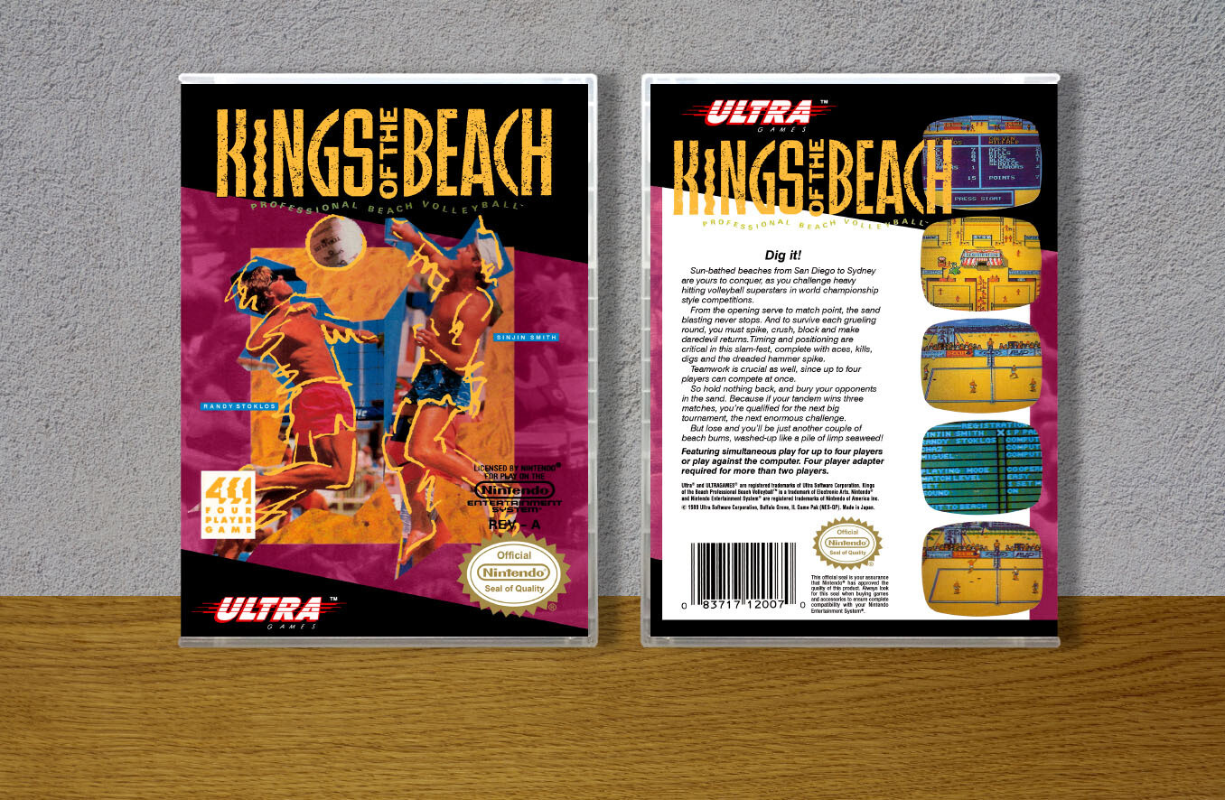 Kings of the Beach, Case Color: CLEAR (Transparent)