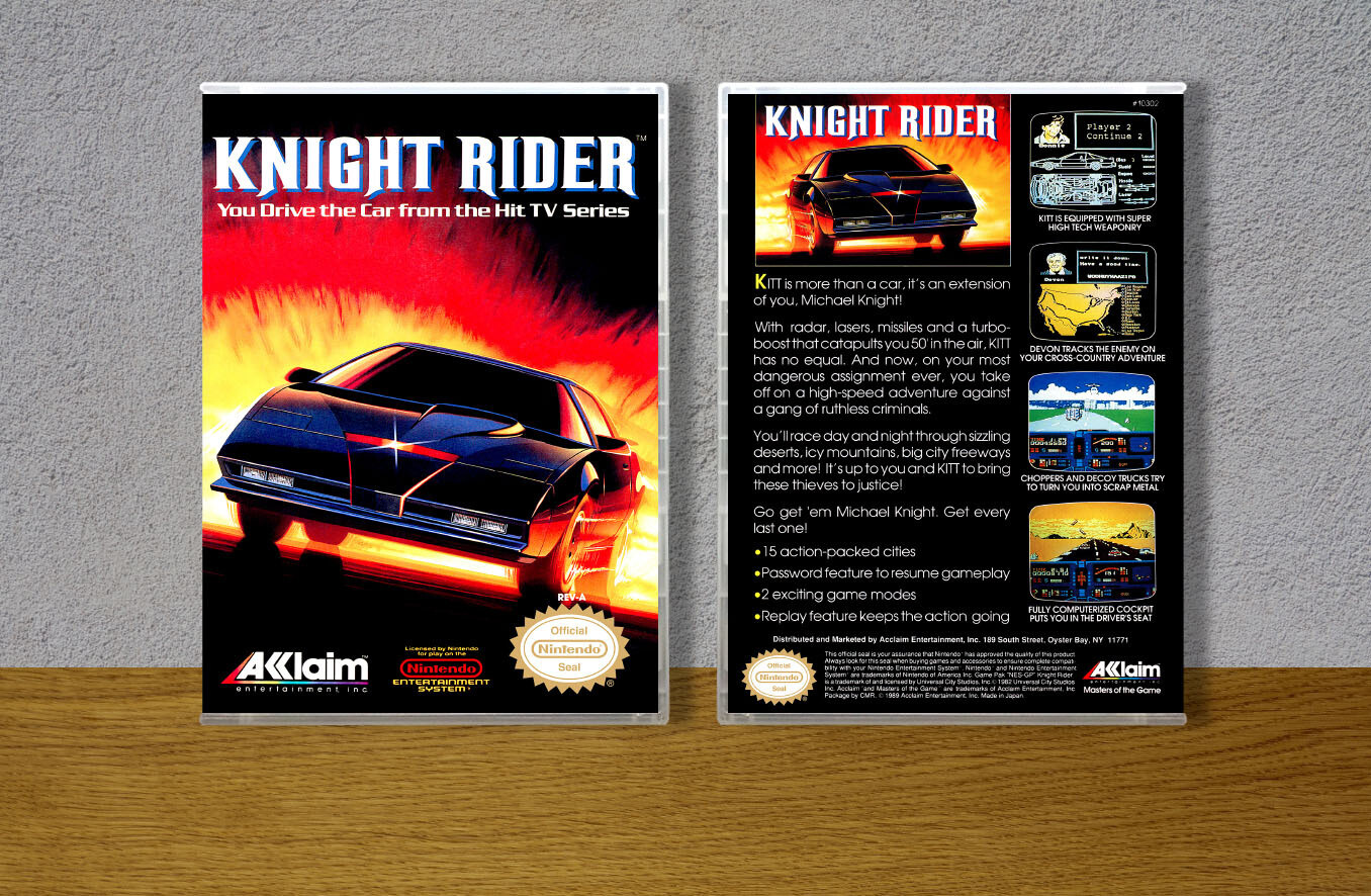 Knight Rider, Case Color: CLEAR (Transparent)