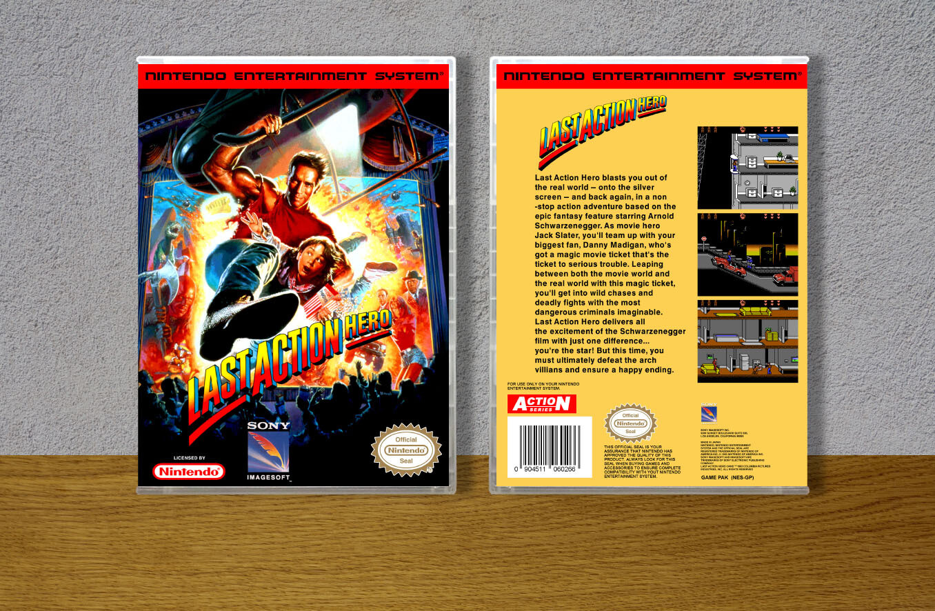 Last Action Hero, Case Color: CLEAR (Transparent)